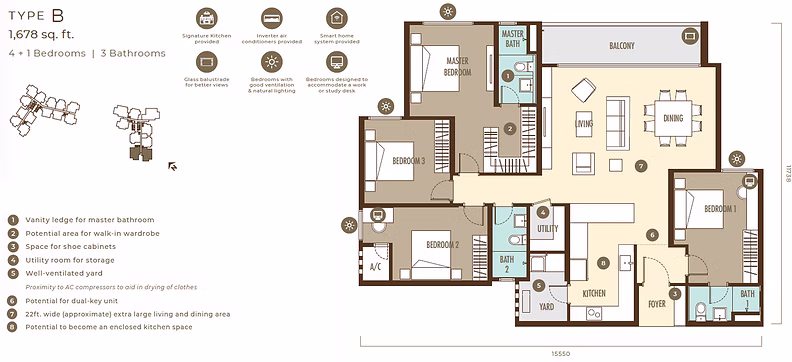 Layout Type B